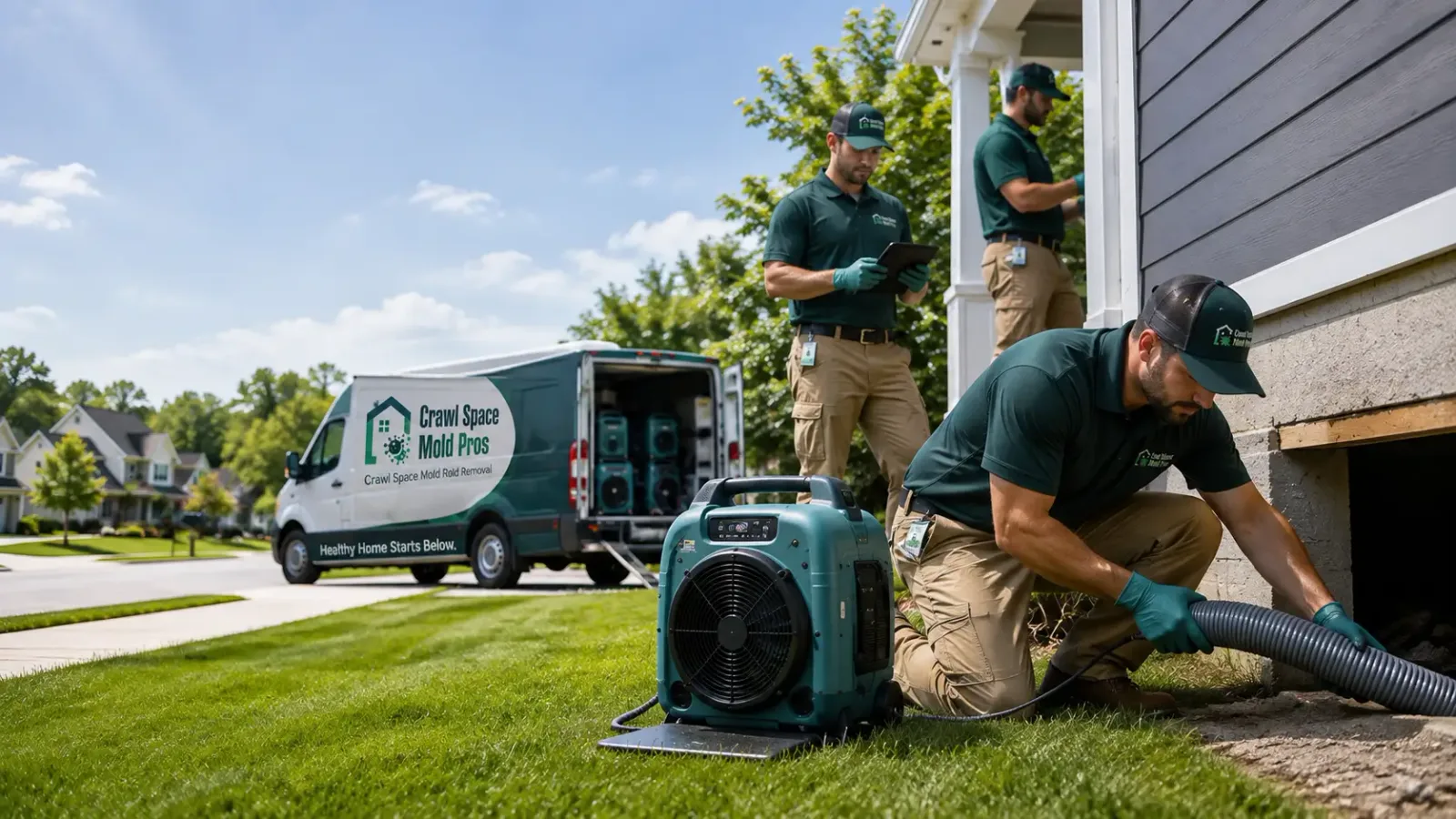 Crawl Space Mold Removal in Halstad, MN